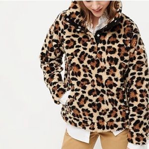 J Crew Leopard Pullover